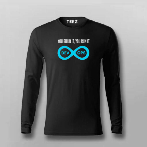 DevOps Mantra T-Shirt – You Build It, You Run It