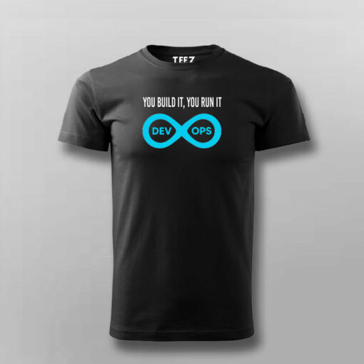 DevOps Mantra T-Shirt – You Build It, You Run It