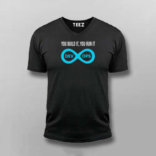 DevOps Mantra T-Shirt – You Build It, You Run It