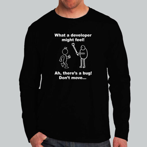 Developer Vs Tester What A Developer Might Feel Funny T-Shirt For Men