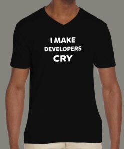 Developers Cry T Shirt Fear The Code Reviewer 4