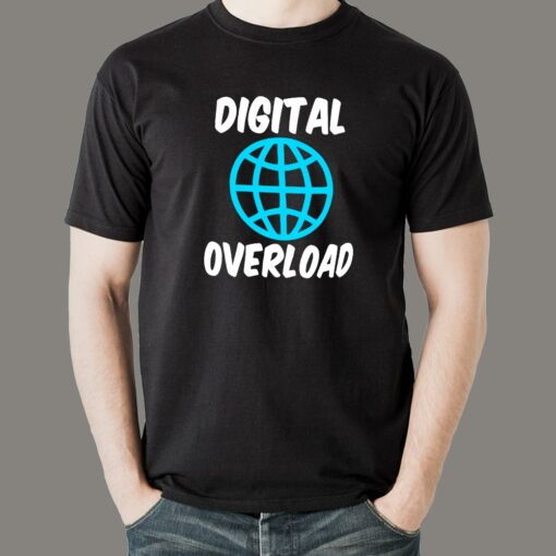 Digital Overload Navigating the Info Age Tee