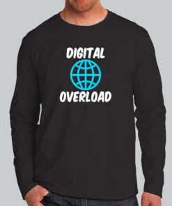 Digital Overload Navigating the Info Age Tee 3