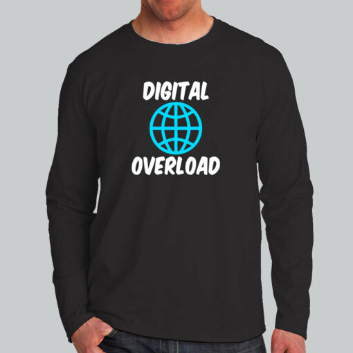 Digital Overload Navigating the Info Age Tee