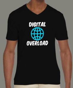 Digital Overload Navigating the Info Age Tee 4