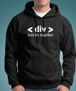 Div Let’s Be Together Men’s T-Shirt – Web Love Encoded