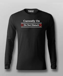 Do Not Disturb Men’s Tee – Focused Mode Activated