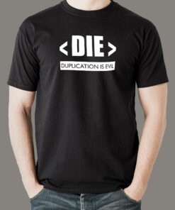 Duplication Is Evil Men’s Coder Tee