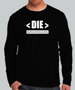 Duplication Is Evil Men’s Coder Tee