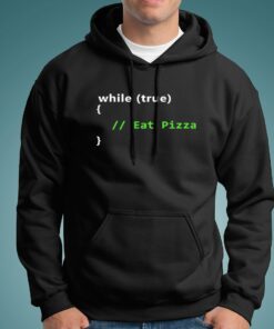 Eat Pizza, Code Repeat Men’s T-Shirt – The Dev Diet