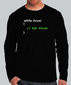 Eat Pizza Code Repeat Mens T Shirt The Dev Diet 3