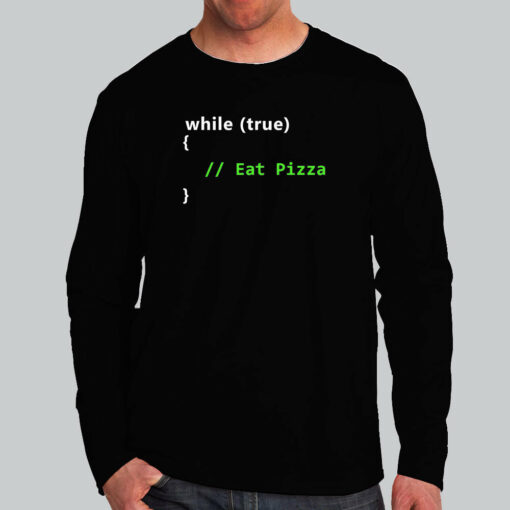 Eat Pizza, Code Repeat Men’s T-Shirt – The Dev Diet