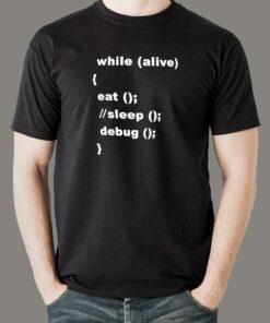 Eat Sleep Debug Repeat Programmer’s Tee