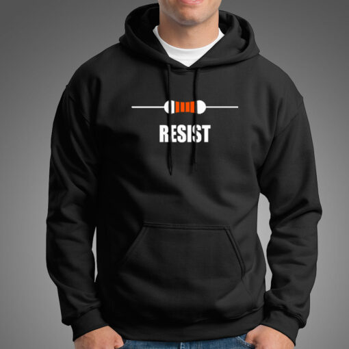 Electrical Engineer Resistor Humor Men’s T-Shirt – Resist Boring Fashion