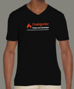 Elevate Your Code Game CodeIgniter Dev Mens Tee 4