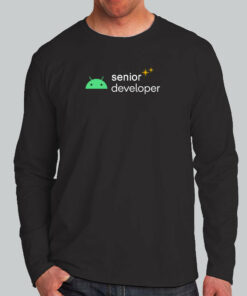 Elite Senior Android Developer T Shirt Lead the Code 3