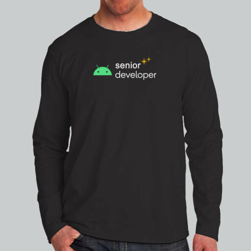 Elite Senior Android Developer T-Shirt – Lead the Code