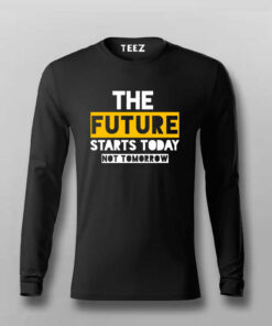 Embrace Today’s Future Inspirational Men’s T-Shirt – Act Now