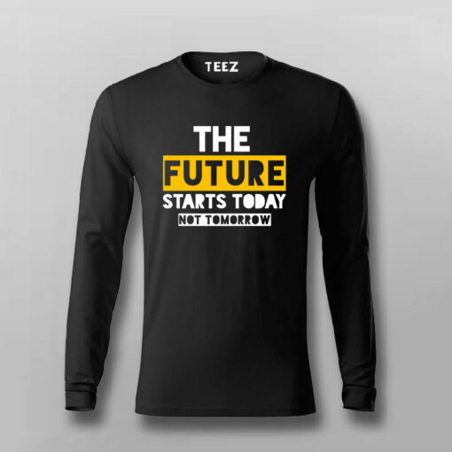 Embrace Today’s Future Inspirational Men’s T-Shirt – Act Now