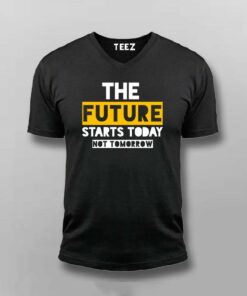 Embrace Todays Future Inspirational Mens T Shirt Act Now 4