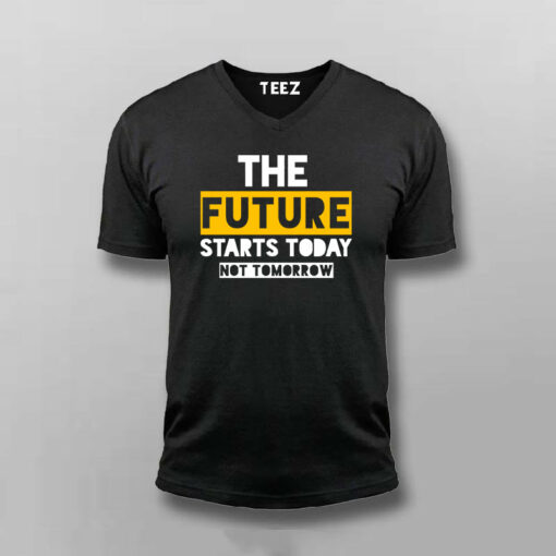 Embrace Today’s Future Inspirational Men’s T-Shirt – Act Now