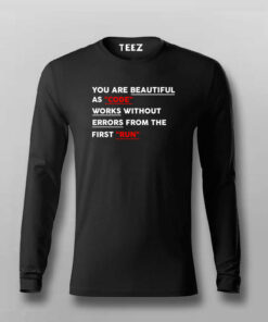 Error-Free Code Beauty Men’s T-Shirt – Flawless Code Dream
