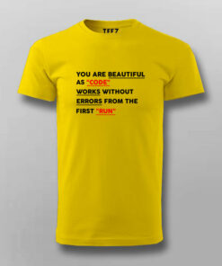 Error Free Code Beauty Mens T Shirt Flawless Code Dream 4