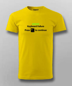 Error Keyboard Failure Press F1 Funny Tee 4