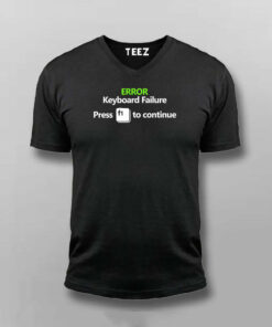 Error Keyboard Failure Press F1 Funny Tee 5