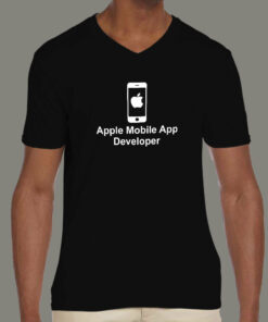 Exclusive Apple App Developer Mens Tee Code in Style 4