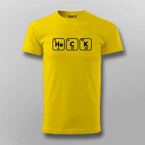 Expressive Heck Men’s T-Shirt – Minimalist Mood Statement