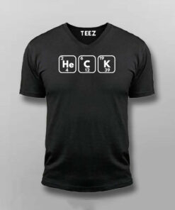 Expressive Heck Mens T Shirt Minimalist Mood Statement 5