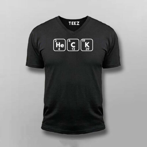 Expressive Heck Men’s T-Shirt – Minimalist Mood Statement