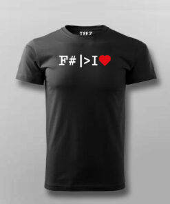 F Sharp Programmer T Shirt Harmony in Code 3