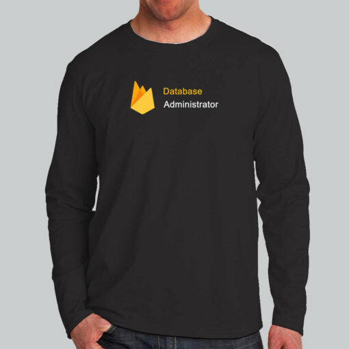 Firebase DB Administrator T-Shirt – Cloud Data Hero