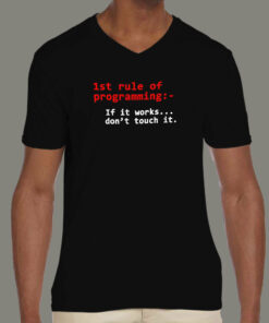 First Rule of Programming Tee Never Talk About Programming 4
