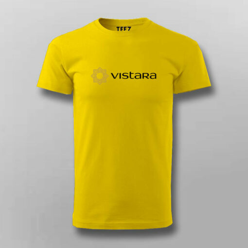 Fly High with Vistara Sky Men’s Cotton T-Shirt