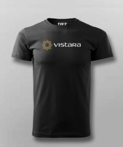 Fly High with Vistara Sky Mens Cotton T Shirt Order Now 3