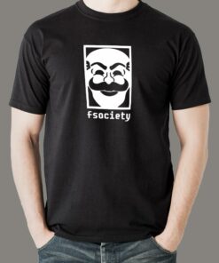 Fsociety Hacker Group T-Shirt – Join the Revolution