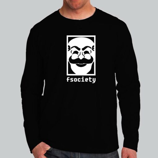 Fsociety Hacker Group T-Shirt – Join the Revolution