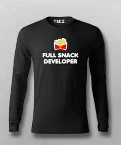Full Snack Developer T-Shirt – Hungry for Code