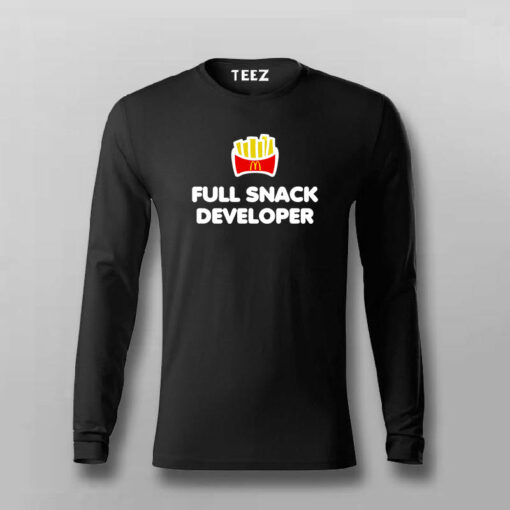 Full Snack Developer T-Shirt – Hungry for Code