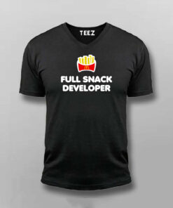 Full Snack Developer T Shirt Hungry for Code 4