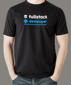 Full Stack Python Developer T-Shirt – Code, Deploy, Dominate