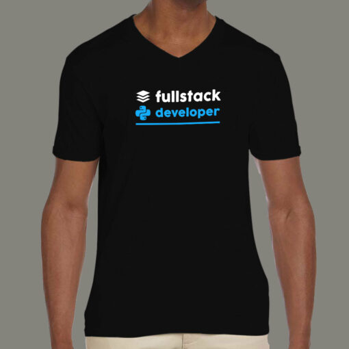 Full Stack Python Developer T-Shirt – Code, Deploy, Dominate