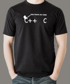 Funny C++ Class Programmer T-Shirt – Laugh & Code