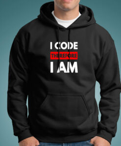 I Code Therefore I Am Men’s T-Shirt – Existential Coder
