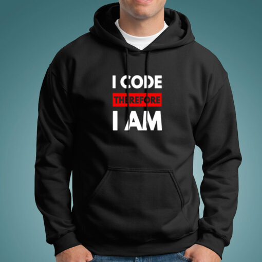 I Code Therefore I Am Men’s T-Shirt – Existential Coder