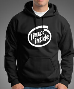 Linux Inside T-Shirt – Open Source, Open Heart
