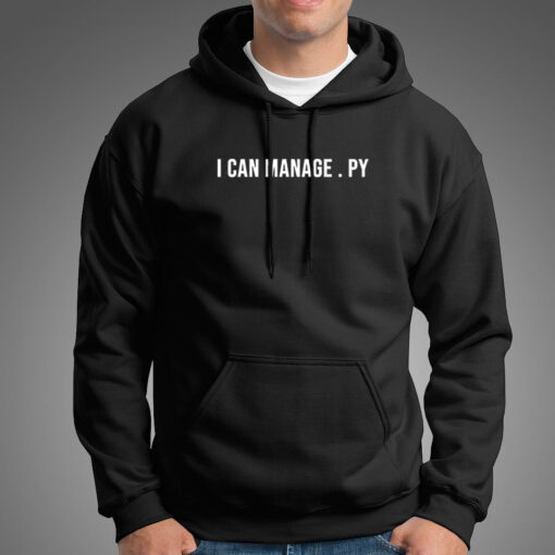 Manage Projects Like a Pro with ‘I Can Manage.py’ Men’s Tee